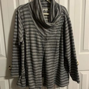 Maurice’s cowl neck sweater cardigan 3x